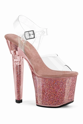 LOVESICK-708SG Clear Vinyl Sandal