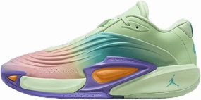 Luka 3 "Blurred Vision Basketball Shoes (HQ4255-300, Vapor Green/Cone/Psychic Purple/Hyper Jade) Size 10