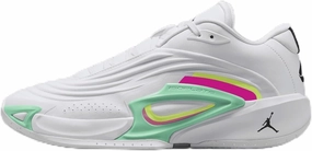 Luka 3 "Photo Finish Basketball Shoes (HQ5054-107, White/Volt Glow/Green Glow/Black) Size 10.5