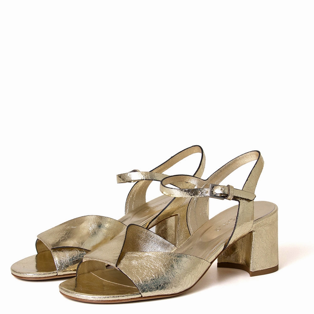 Lydia Women's Leather Heeled Sandal