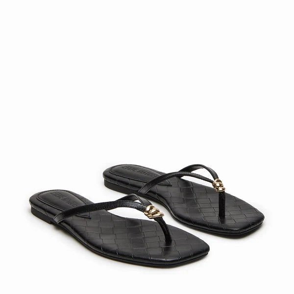 Maliyah Sandal BLACK LEATHER