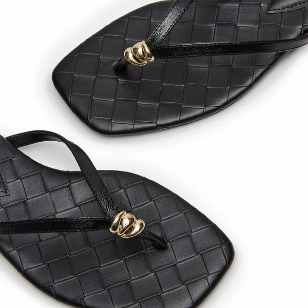 Maliyah Sandal BLACK LEATHER