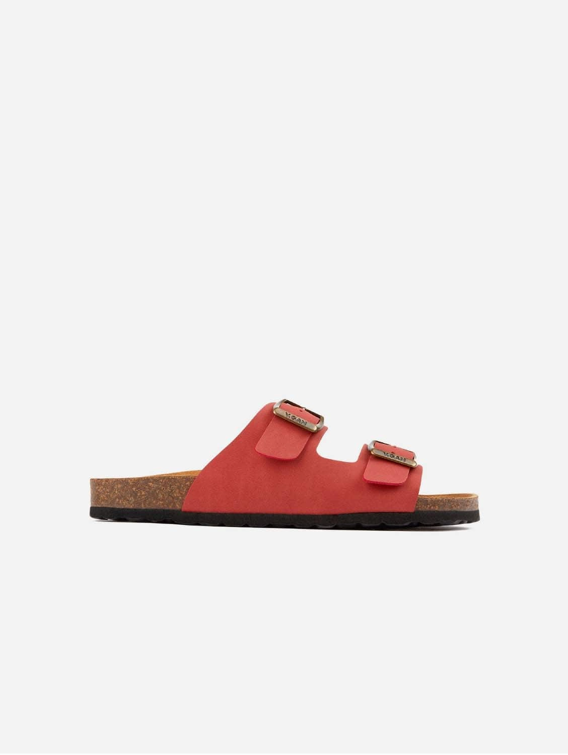 Mango Women's Vegan Comfort Footbed Sandals | Apricot