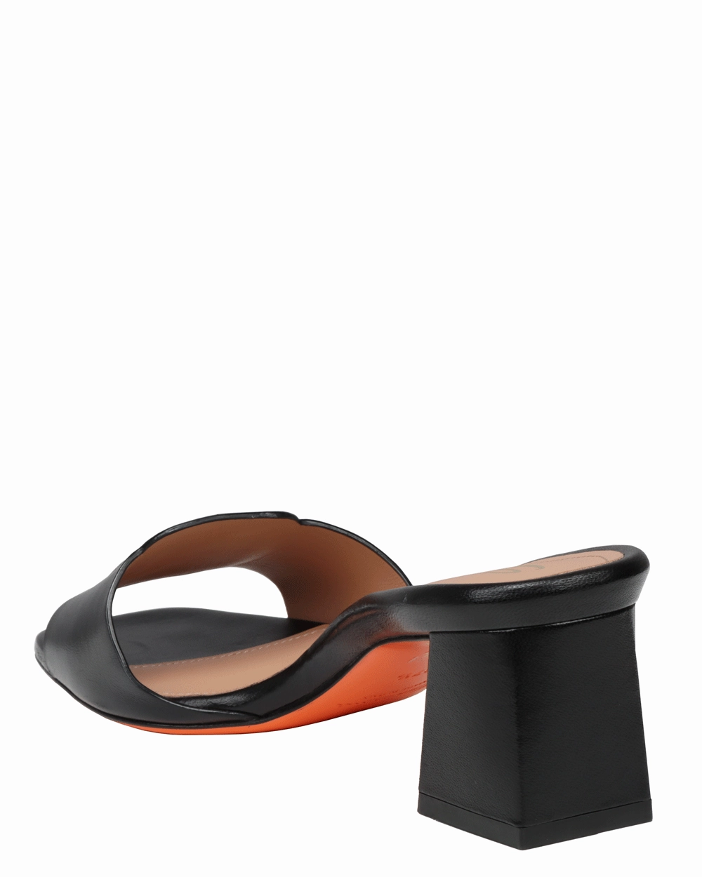 Marta Buckle Mule in Black