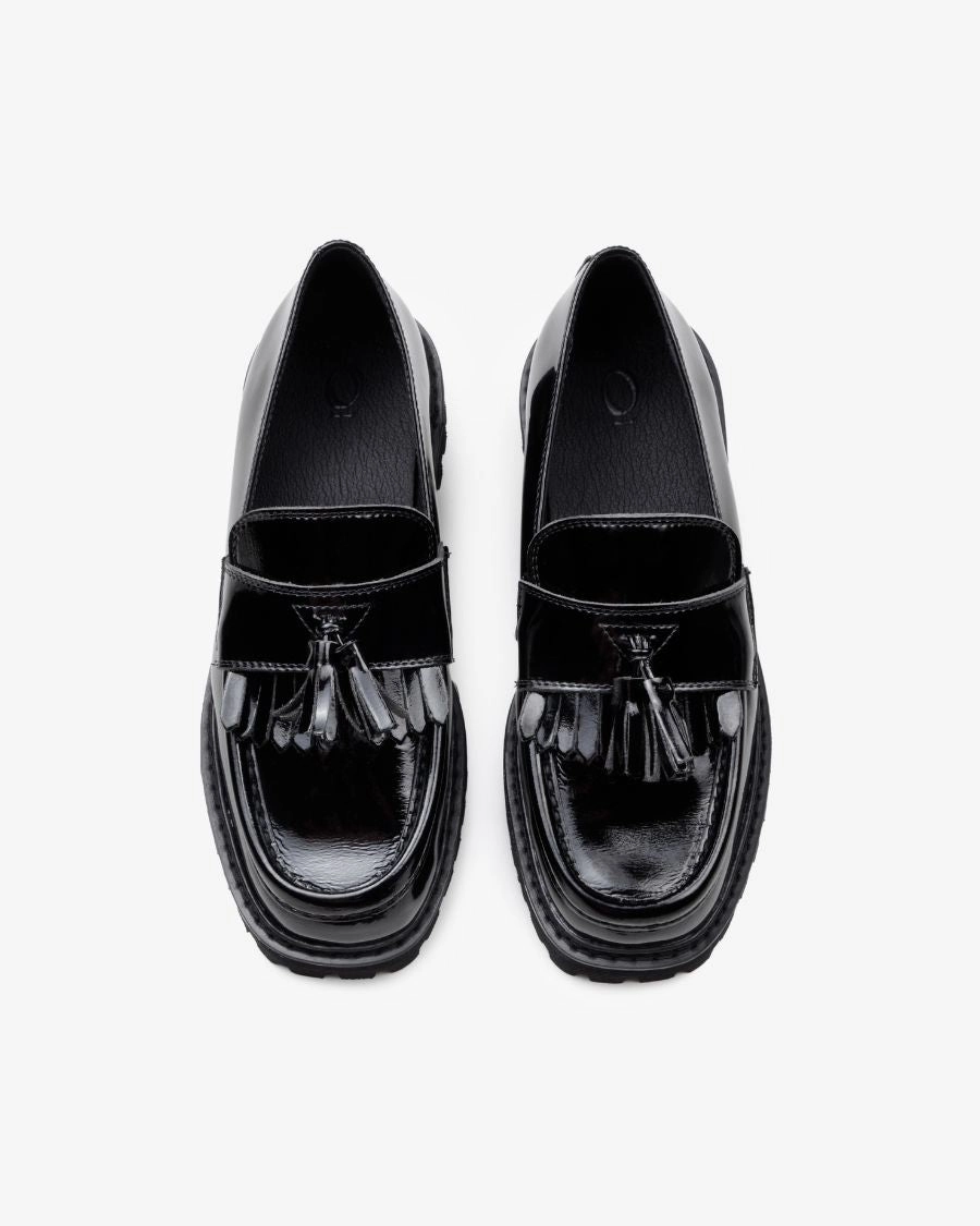 Mater Patent Loafer in Black from Nskin