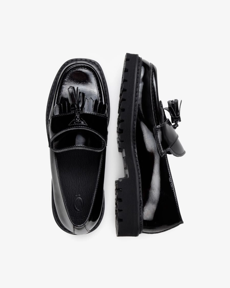 Mater Patent Loafer in Black from Nskin
