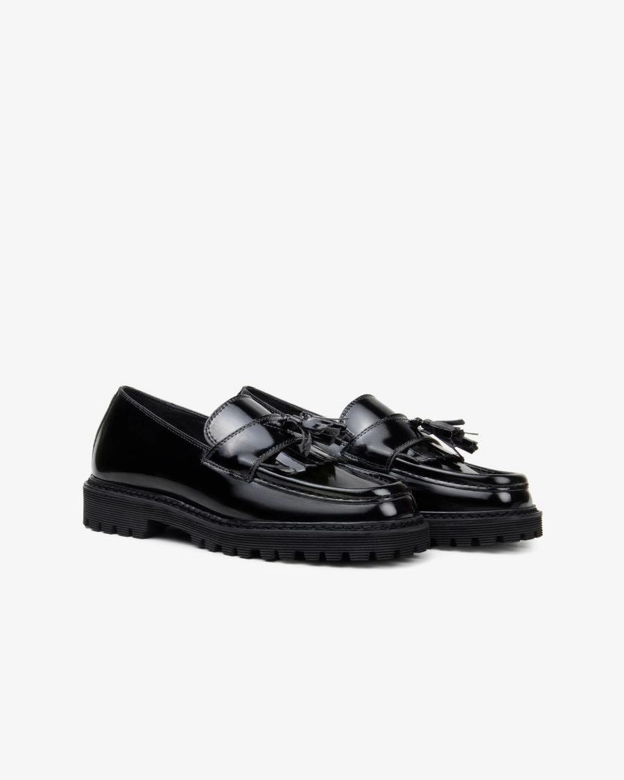 Mater Patent Loafer in Black from Nskin