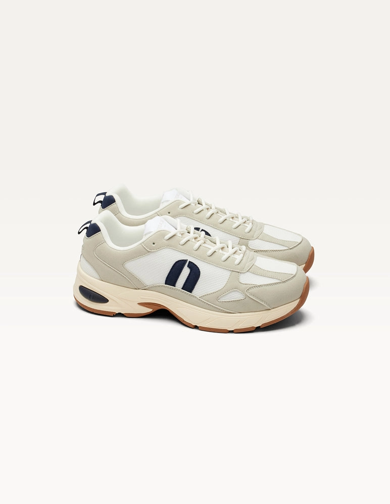 Max Sneaker in Light Grey Navy from Odaje