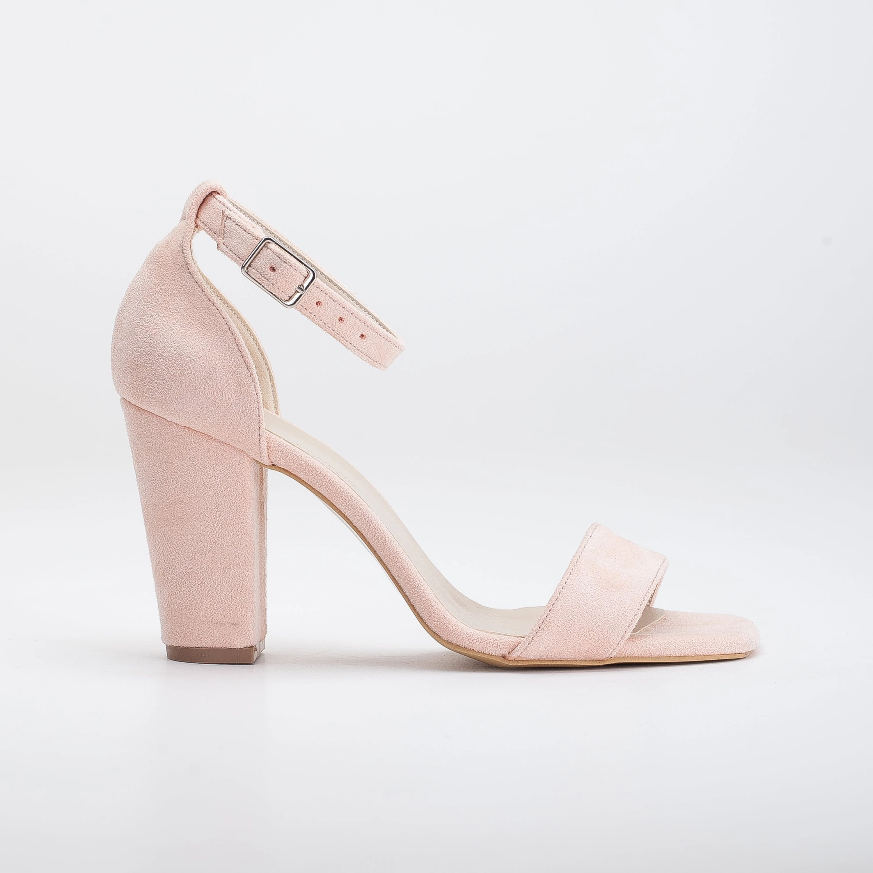 Melissa Vegan Suede Pearl Heeled Sandals | Coral