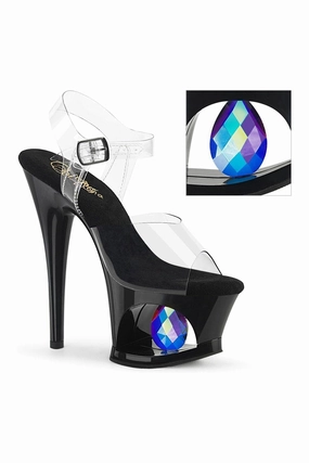 MOON-708DIA Clear Vinyl Sandal
