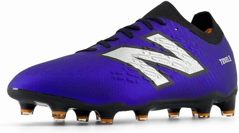 New Balance Unisex Tekela Magia Low Laced Fg V4  Soccer Shoe, Infinity Blue/Metallic Silver/Black, 12.5 US Men