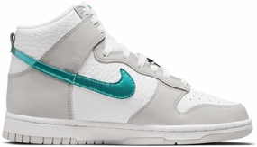 Nike - Dunk High - DR7855100 - Color: White-Grey - Size: 10 US 10W