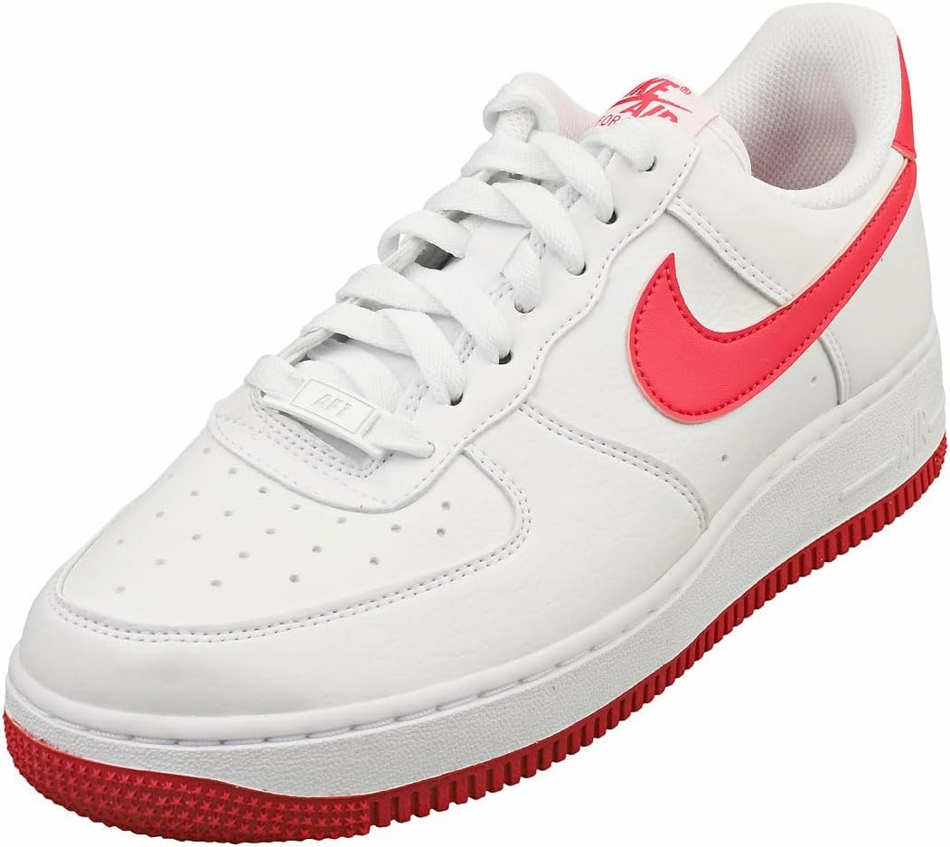 Nike Air Force 1 '07 Women's Shoes (DC9486-102, White/Aster Pink) Size 8