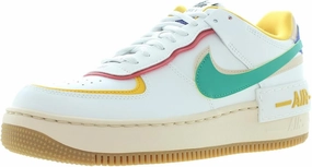 Nike AIR Force 1 Shadow White/Yellow/RED/Green CI0919 118 Women's Size 8.5 KC