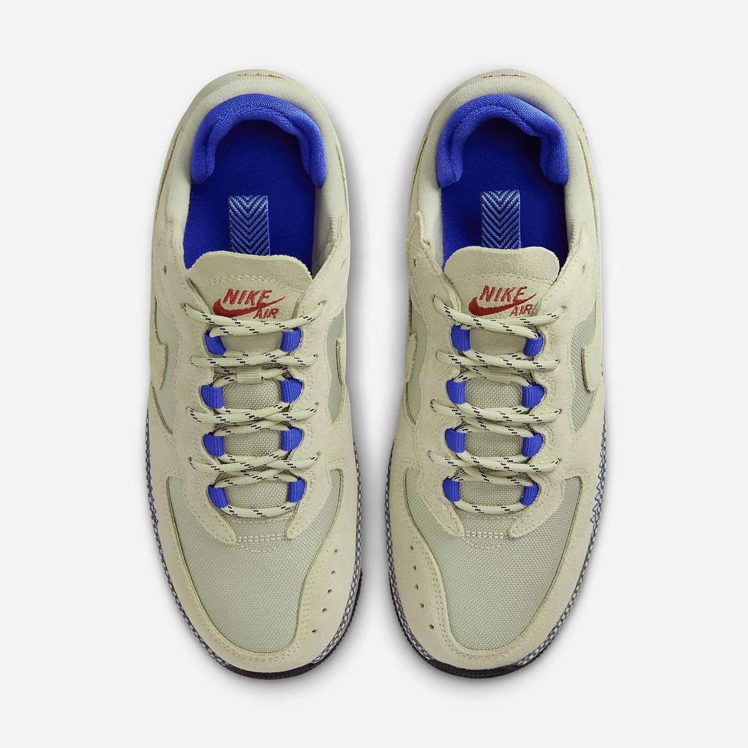Nike Air Force 1 Wild Women's Shoes (FB2348-301, Olive Aura/Aquarius Blue/Ashen Slate/Racer Blue)