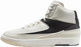 NIKE Air Jordan 2 Retro Sail/Black Women's Shoes (DX4400-100, Sail/Black/Coconut Milk) Size 6
