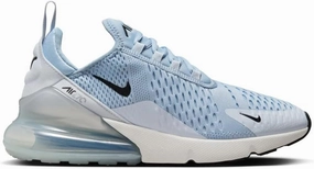Nike Air Max 270 Women's Shoes (AH6789-405, Light Armory Blue/Football Grey/Summit White/Black) Size 6