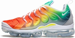 Nike Air Vapormax Plus Men's Shoes (924453-103, White/Neptune Green/Dynamic Yellow)