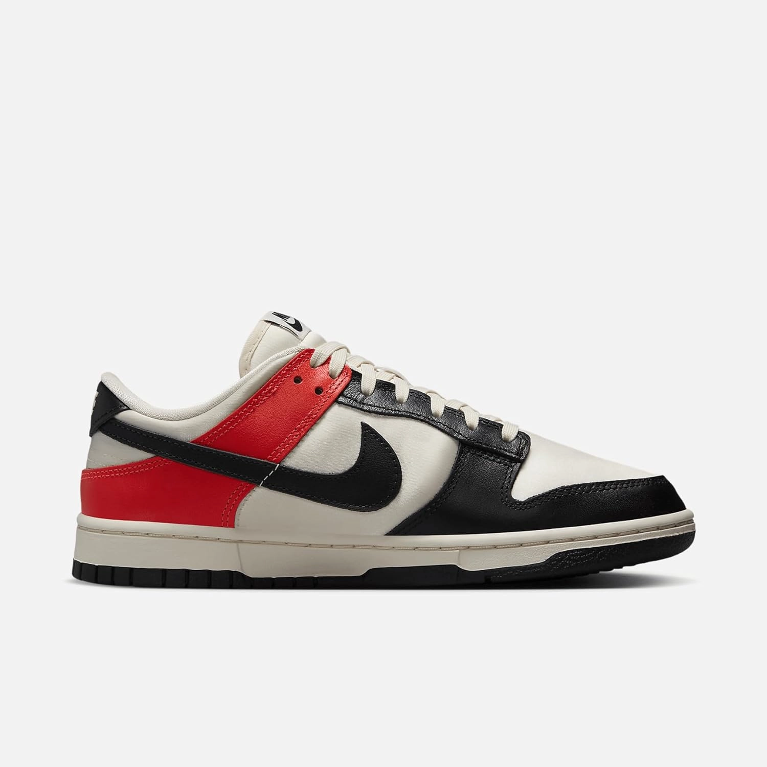 Nike Dunk Low SE Women's Shoes (HQ3423-635, Bright Crimson/Pale Ivory/Black)