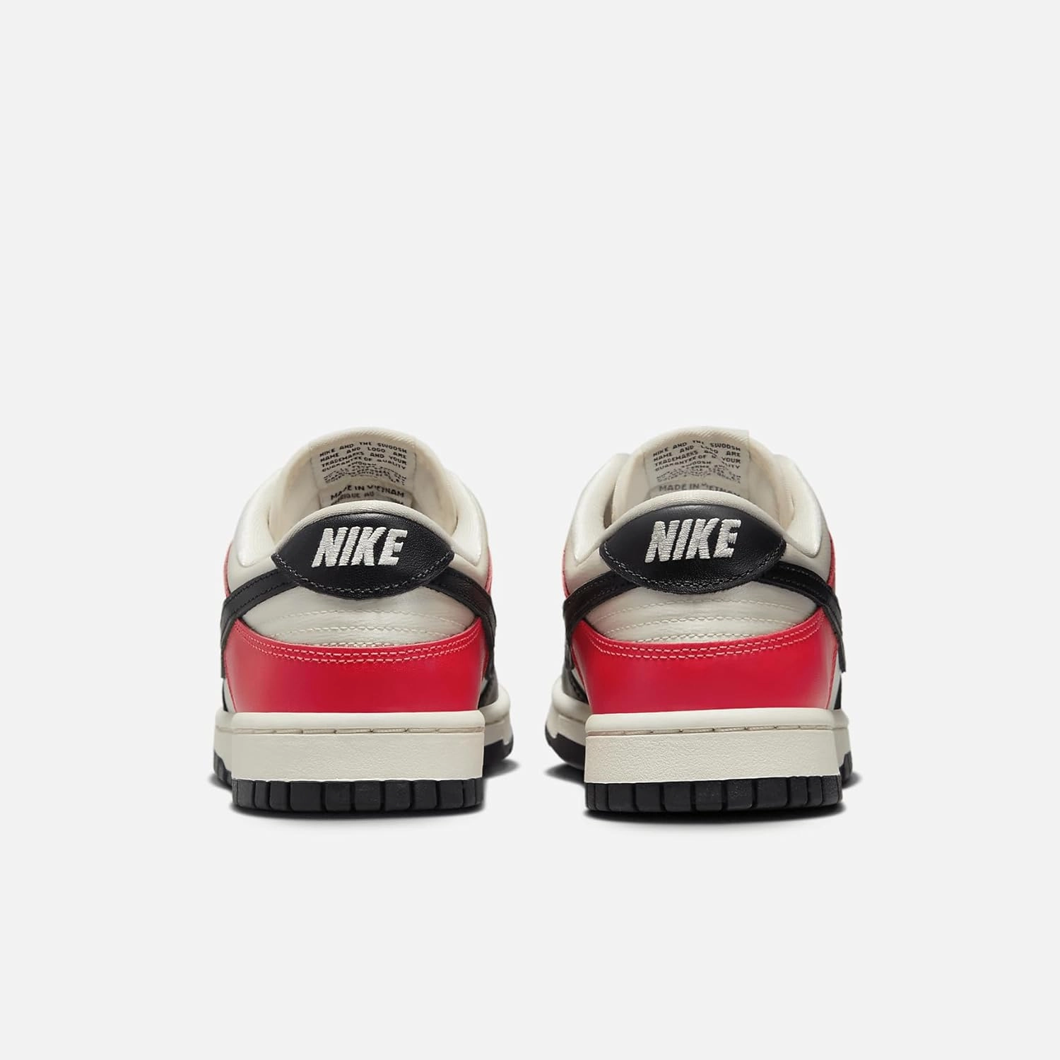 Nike Dunk Low SE Women's Shoes (HQ3423-635, Bright Crimson/Pale Ivory/Black)
