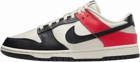 Nike Dunk Low SE Women's Shoes (HQ3423-635, Bright Crimson/Pale Ivory/Black)