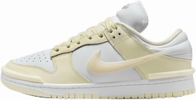 Nike Dunk Low Twist Women's Shoes (DZ2794-104, Coconut Milk/White/Guava Ice) Size 10.5