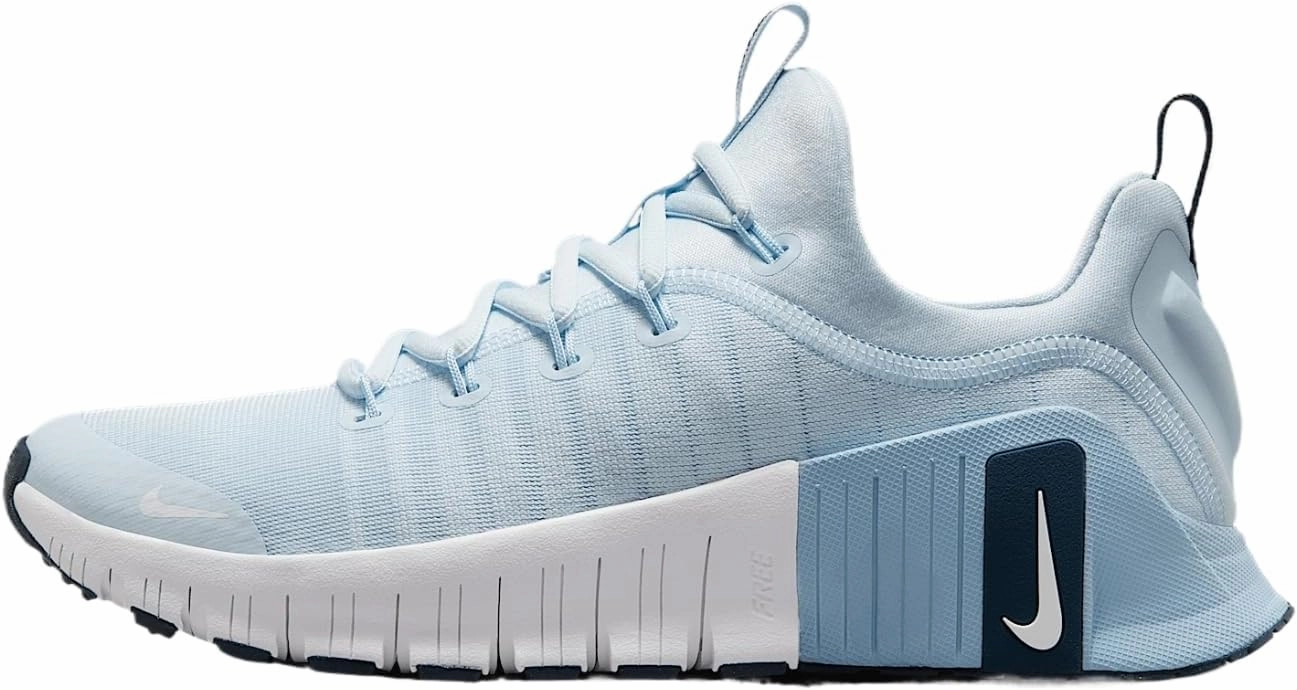 Nike Free Metcon 6 Women's Workout Shoes (FJ7126-402, Blue Tint/Armory Navy/Light Armory Blue/White)