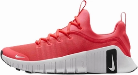 Nike Free Metcon 6 Women's Workout Shoes (FJ7126-600, Hot Punch/Black/White) Size 9.5