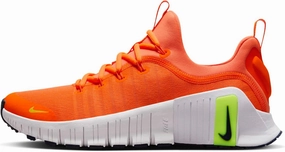 Nike Free Metcon 6 Women's Workout Shoes (FJ7126-800, Total Orange/Football Grey/Volt/Obsidian) Size 8