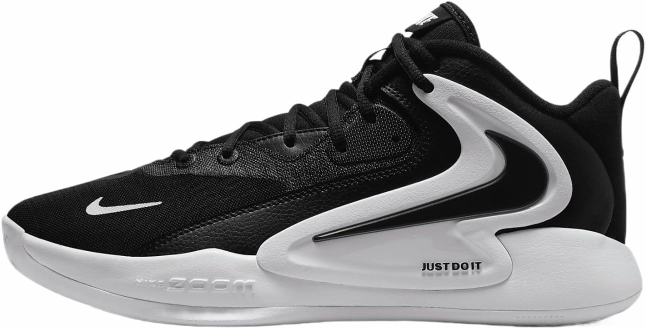 Nike HyperSet 2 Indoor Court Shoes (FQ7070-001, Black/White/Black) Size 12