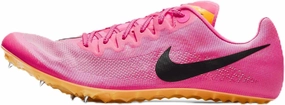 Nike Ja Fly 4 Track and Field Sprinting Spikes (DR2741-100, Sail/Light Lemon Twist/Fierce Pink)