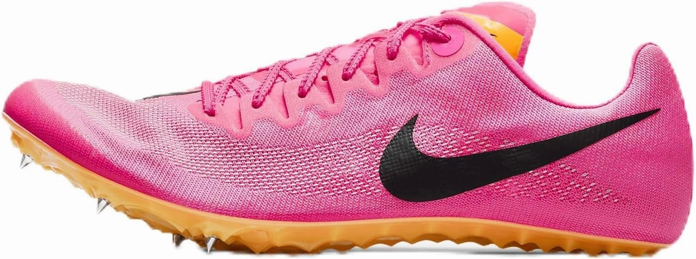 Nike Ja Fly 4 Track and Field Sprinting Spikes (DR2741-100, Sail/Light Lemon Twist/Fierce Pink)