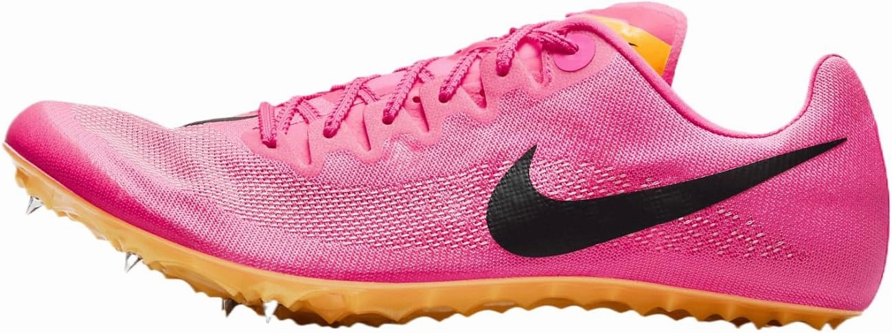 Nike Ja Fly 4 Track and Field Sprinting Spikes (DR2741-600, Hyper Pink/Laser Orange/Black) Size 12