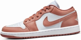 Nike Jordan 1 Low Women Pure Platinum/Sky J Orange DC0774-080 - Size 5.5w