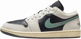 NIKE Jordan Women's 1 Low Anthracite/Jade Smoke-Sail (DC0774 001) - 10