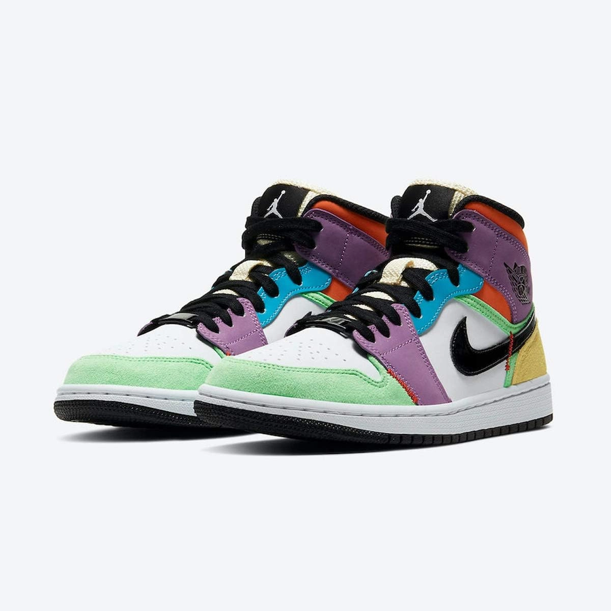 Nike Jordan Women's Shoes Air Jordan 1 Mid SE Light Club CW1140-100