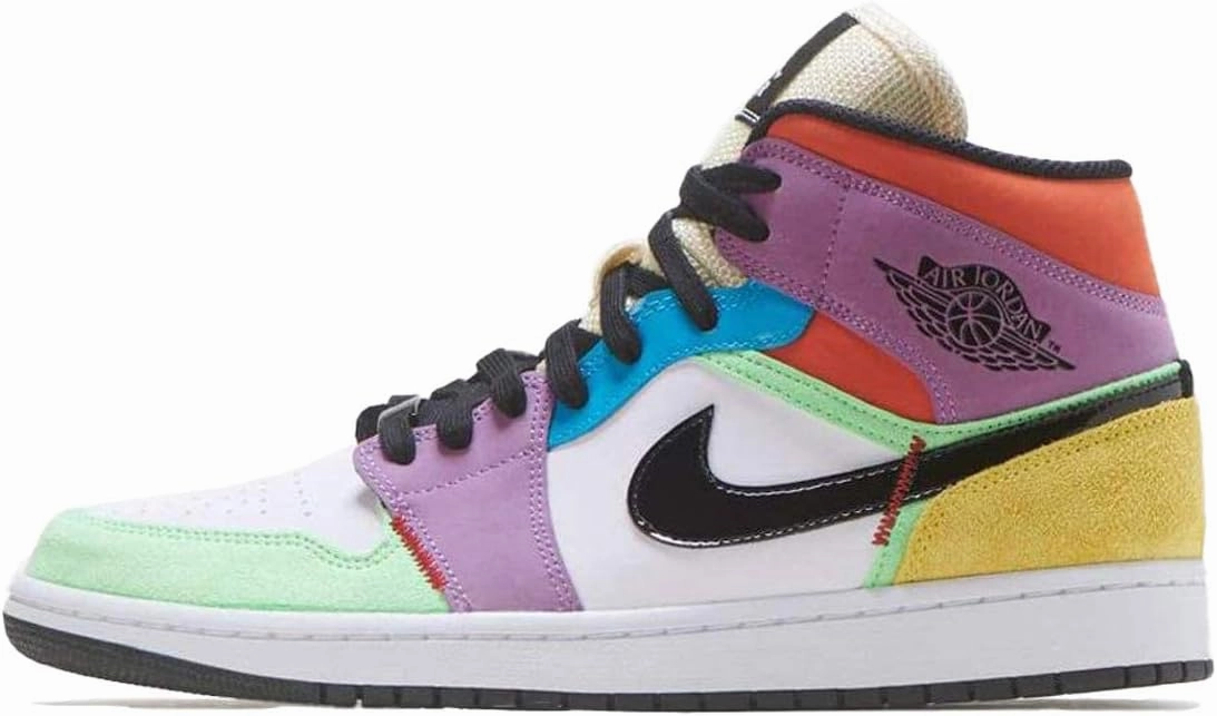 Nike Jordan Women's Shoes Air Jordan 1 Mid SE Light Club CW1140-100