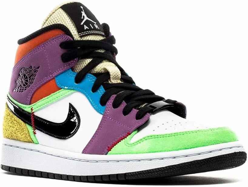 Nike Jordan Women's Shoes Air Jordan 1 Mid SE Light Club CW1140-100