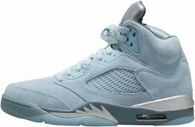 Nike Jordan Womens WMNS Air Jordan 5 Retro DD9336 400 Blue Bird - Size 6W,Photo Blue/Football Grey-metal,6
