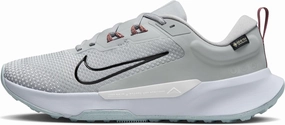 Nike Juniper Trail 2 Gore-TEX Women's Waterproof Trail Running Shoes (FB2065-005, Light Smoke Grey/Football Grey) Size 9