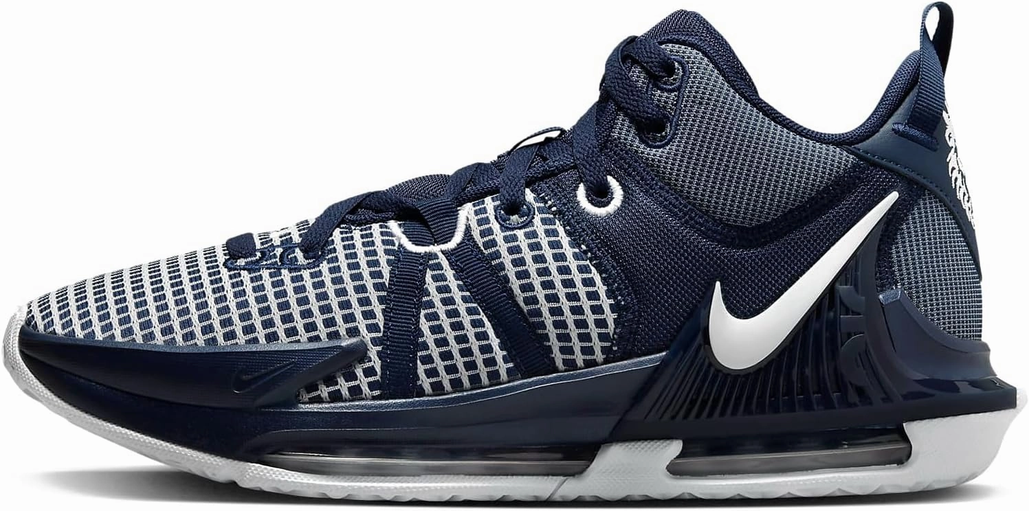 Nike Lebron Witness 7 (Team) Basketball Shoes (DZ3299-002, Wolf Grey/Wolf Grey/White)