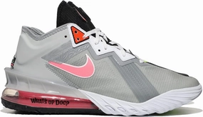 Nike Lebron XVIII Low Light Smoke Grey/Sunset Pulse/Black/White 9.5 D (M)