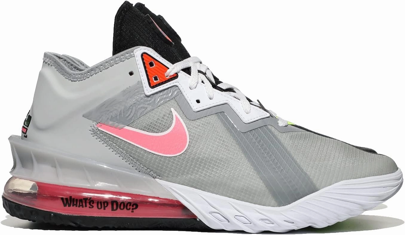 Nike Lebron XVIII Low Light Smoke Grey/Sunset Pulse/Black/White 9.5 D (M)