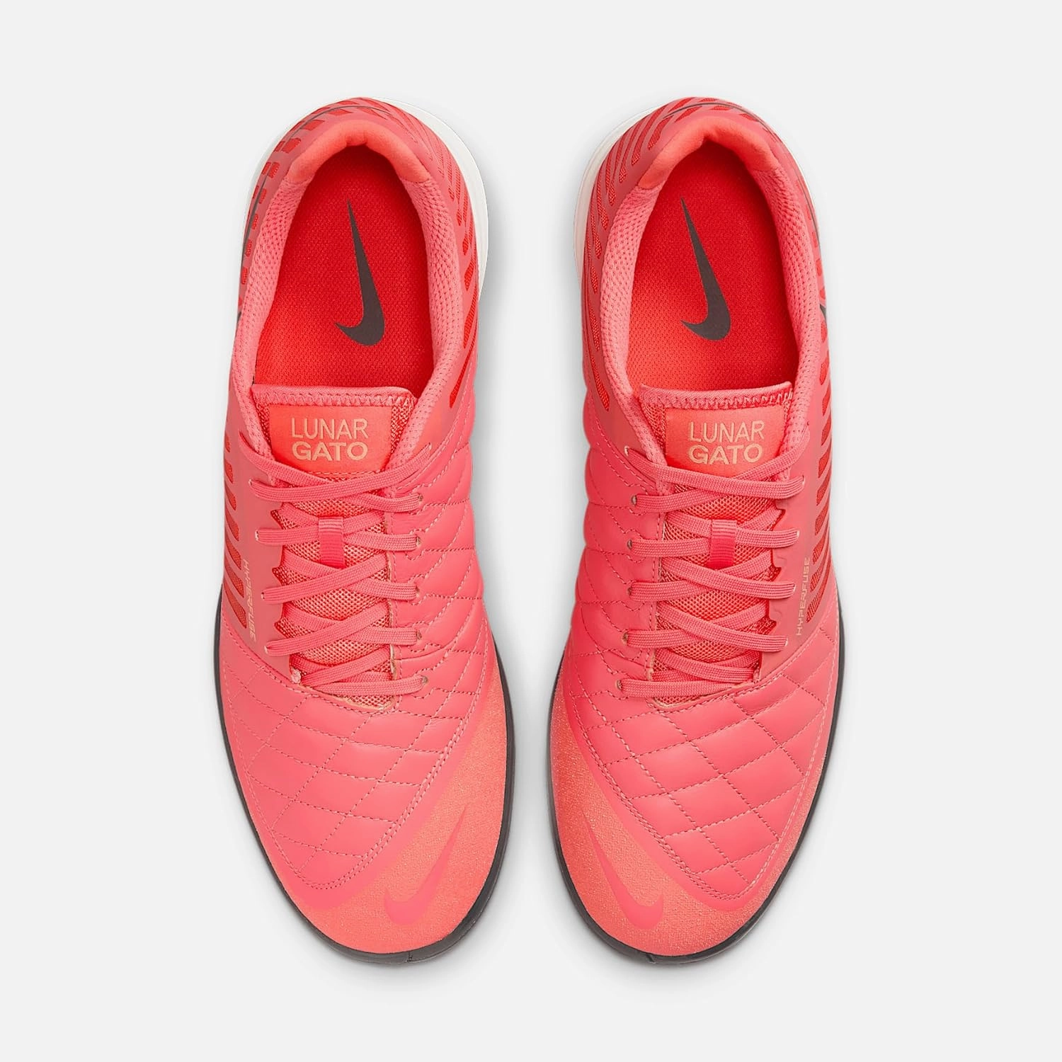 Nike Lunargato II Indoor/Court Low-Top Soccer Shoes (580456-802, Apricot Agate/Anthracite)