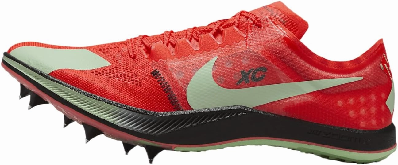 Nike Men's ZoomX Dragonfly XC Cross-Country Spikes, White/Orange/Black