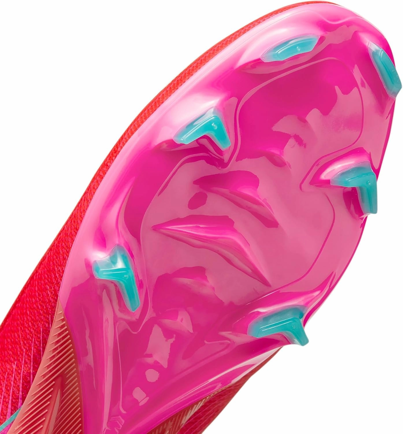 Nike Mercurial Vapor 16 Pro FG Low-Top Soccer Cleats (FQ8685-800, Ember Glow/Aurora Green)