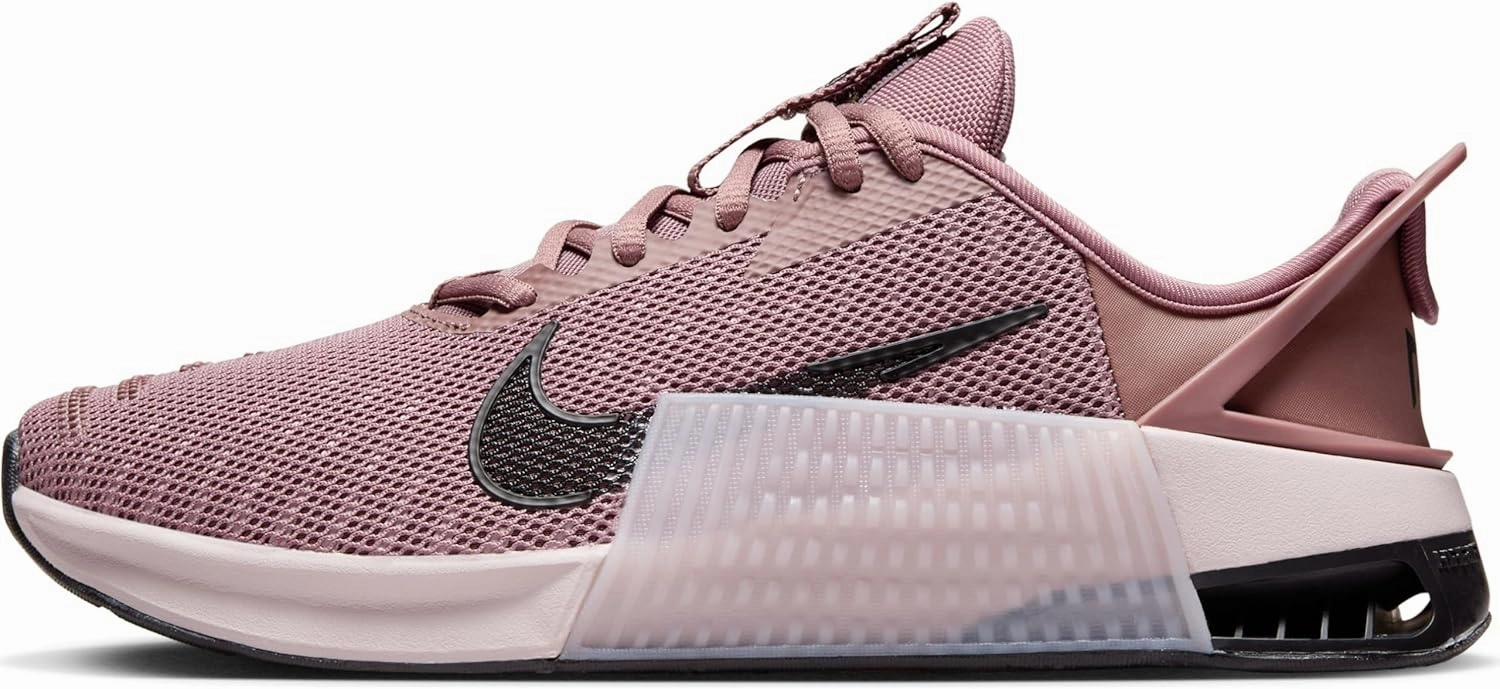 Nike Metcon 9 EasyOn Women's Workout Shoes (DZ2540-201, Smokey Mauve/Platinum Violet/Black) Size 10.5
