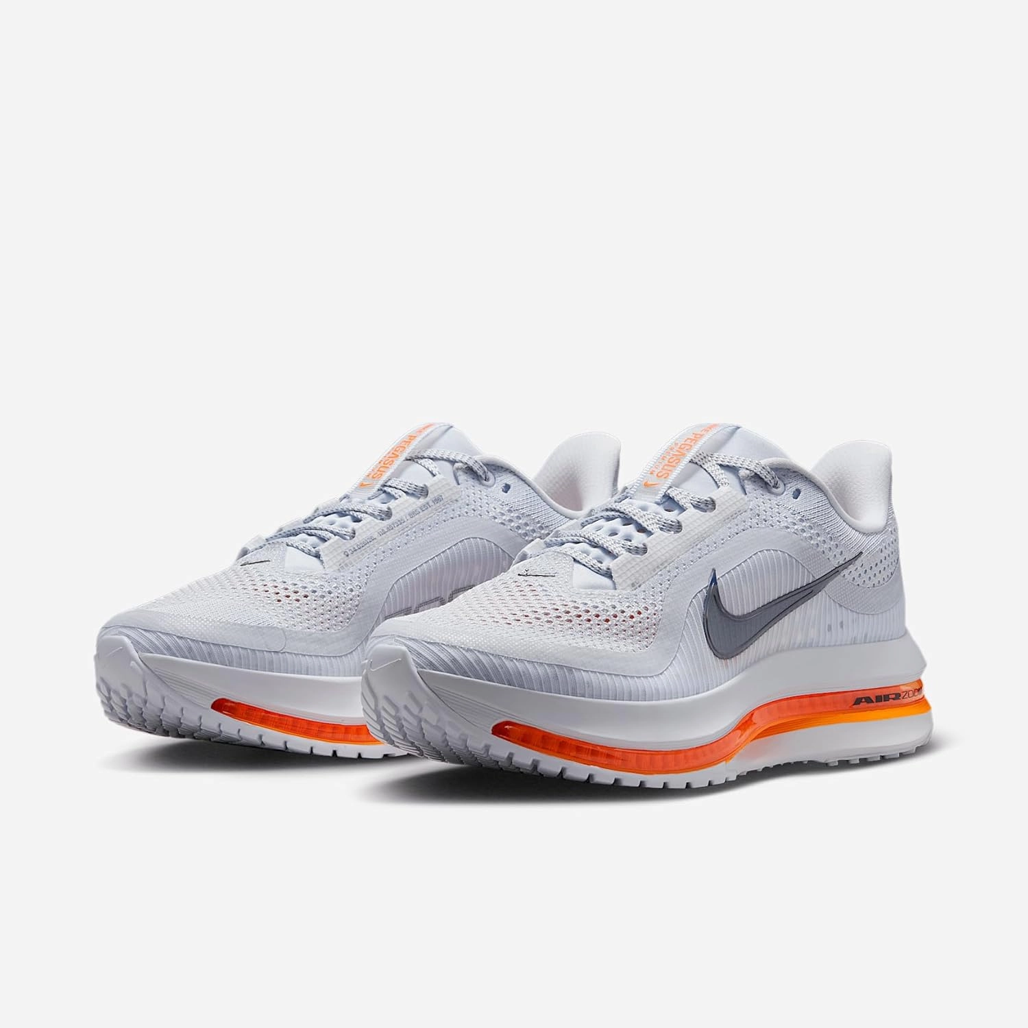 Nike Pegasus Premium Women's Road Running Shoes (HQ2593-001, Football Grey/Total Orange/Summit White/Multi-Color)