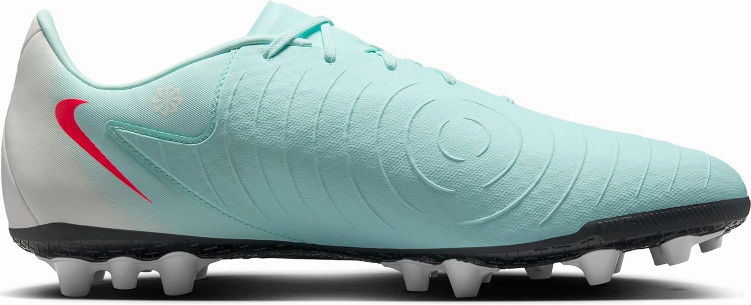 Nike Phantom GX 2 Academy AG Low-Top Soccer Cleats (FJ2552-300, Mint/Off Noir/Atomic Red)