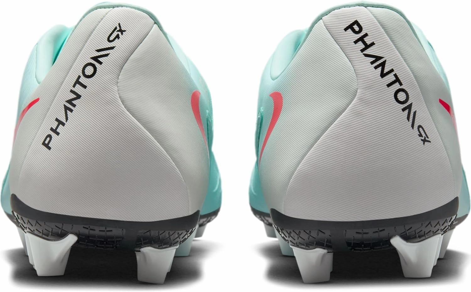 Nike Phantom GX 2 Academy AG Low-Top Soccer Cleats (FJ2552-300, Mint/Off Noir/Atomic Red)